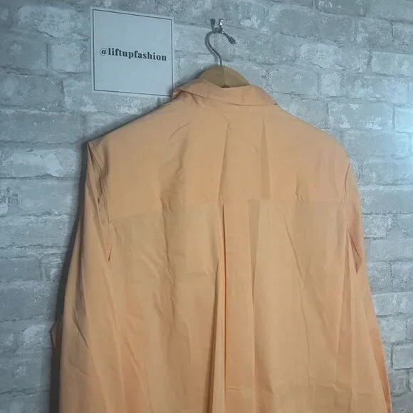 Lululemon Women's Cotton Blend Poplin Button Down Shirt NWT Size Small (PCHB) - Picture 8 of 13